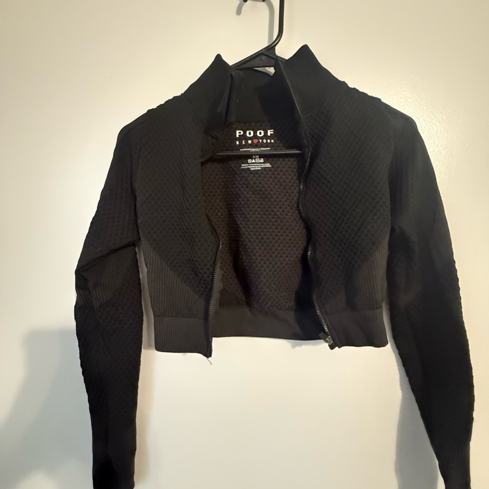 Poof! Black Bomber Jacket